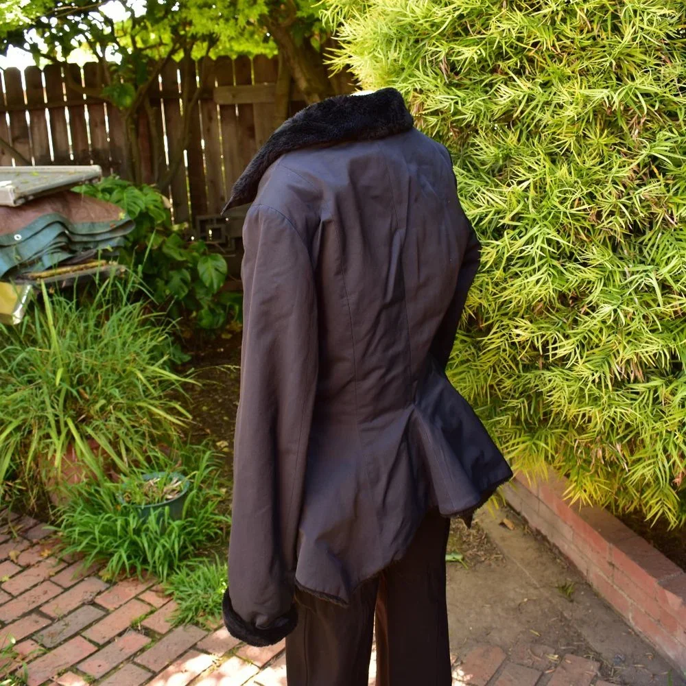 IVAN GRUNDAHL FLEECE LINED COAT SZ MEDIUM - Picture 5 of 8